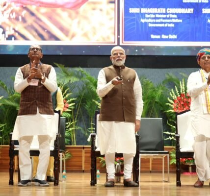 PM Modi inaugurated and laid the foundation stone for several projects worth over Rs 42,000 crore for agriculture and allied sectors