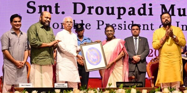 President Draupadi Murmu attended the centenary celebrations of St. Teresas College in Ernakulam, Kerala today.