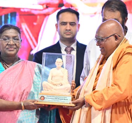 President Draupadi Murmu inaugurated the Mahasamadhi Centenary Celebrations of Sree Narayana Guru
