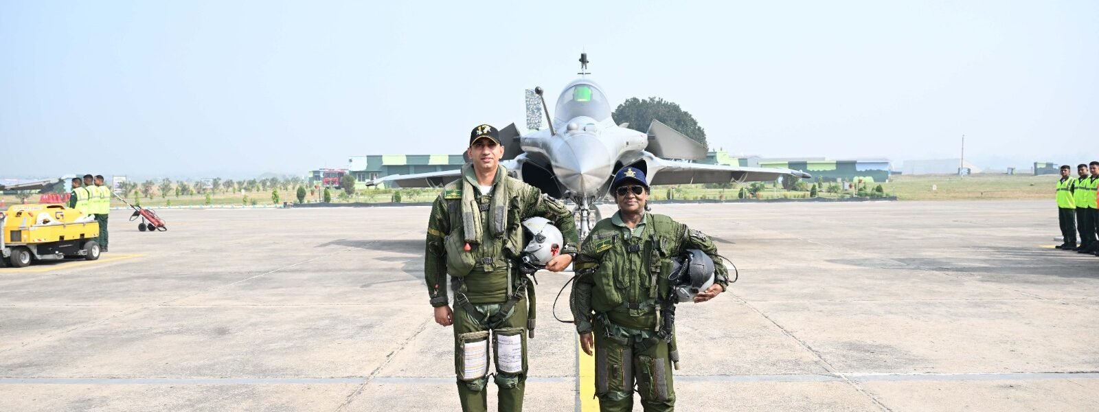 President Draupadi Murmu today flew in a Rafale aircraft from Ambala Air Force Station in Haryana.