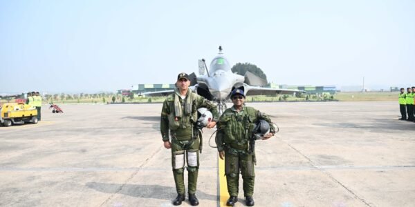 President Draupadi Murmu today flew in a Rafale aircraft from Ambala Air Force Station in Haryana.