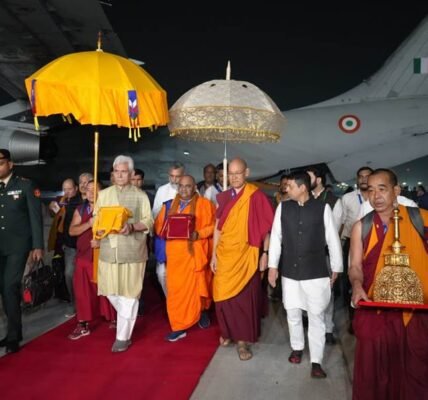 Sacred relics of Lord Buddha return to India after successful exhibition in Kalmykia, Russia