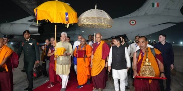 Sacred relics of Lord Buddha return to India after successful exhibition in Kalmykia, Russia