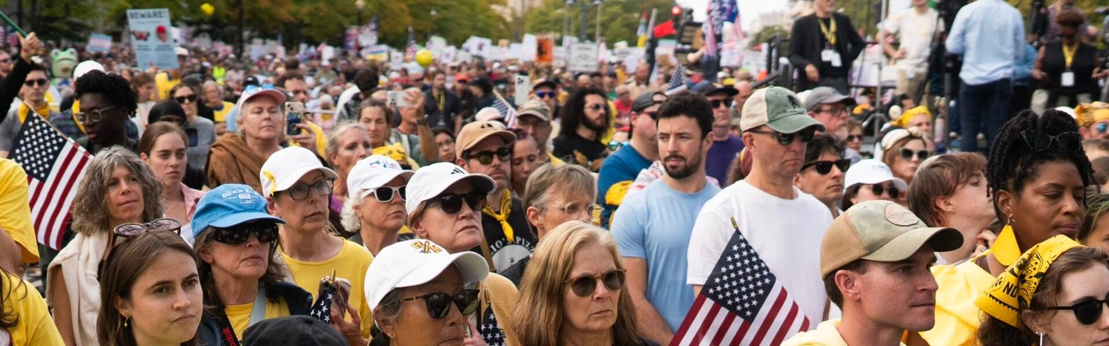 Thousands of people across all 50 states took to the streets for No Kings protests against the Trump administration and its policies
