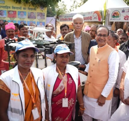 Union Agriculture Minister Shivraj Singh Chouhan inaugurated the Kisan Mela in Deoria, Uttar Pradesh.