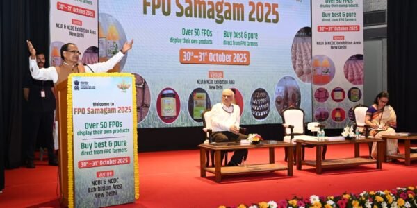 Union Agriculture Minister Shivraj Singh Chouhan inaugurated the National FPO Samagam 2025 in Delhi