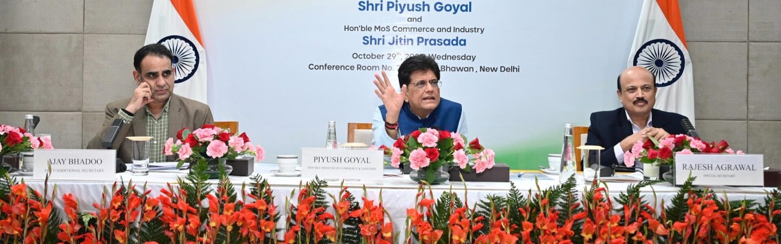 Union Commerce and Industry Minister Piyush Goyal chairs meeting with representatives of Export Promotion Councils and Industry Associations