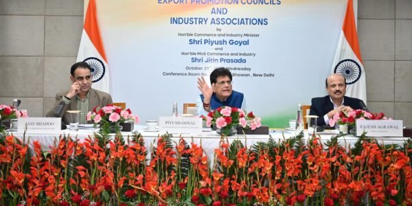 Union Commerce and Industry Minister Piyush Goyal chairs meeting with representatives of Export Promotion Councils and Industry Associations
