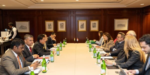 Union Commerce and Industry Minister Piyush Goyal met Luxembourg Deputy Prime Minister and Minister of Foreign Affairs and Trade Xavier Bettel and German business leaders