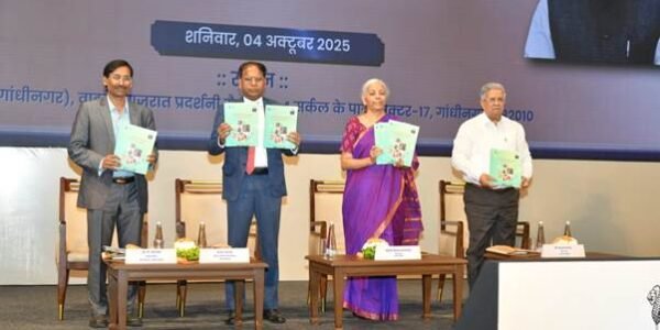 Union Finance Minister Nirmala Sitharaman launched the nationwide financial awareness campaign Your Capital, Your Rights in Gandhinagar.