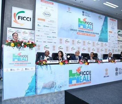 Union Health Minister JP Nadda addressed the 19th edition of FICCI HEAL 2025 in New Delhi