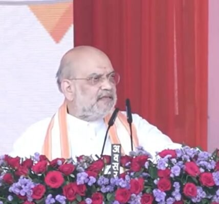 Union Home Minister Amit Shah addressed the Bastar Dussehra Festival in Jagdalpur, Chhattisgarh today.