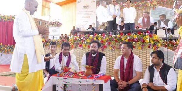 Union Minister G. Kishan Reddy inaugurated the state's first commercial coal mine at Namchik Namphuk