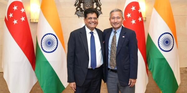 Union Minister of Commerce and Industry Piyush Goyal pays an official visit to Singapore to strengthen strategic and economic partnership