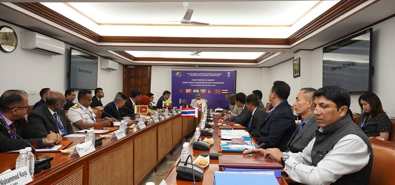 4th meeting of the BIMSTEC Expert Group on Maritime Security Cooperation concluded in New Delhi