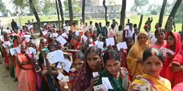 60.40% voter turnout recorded till 3 pm in the last phase of Bihar Assembly elections