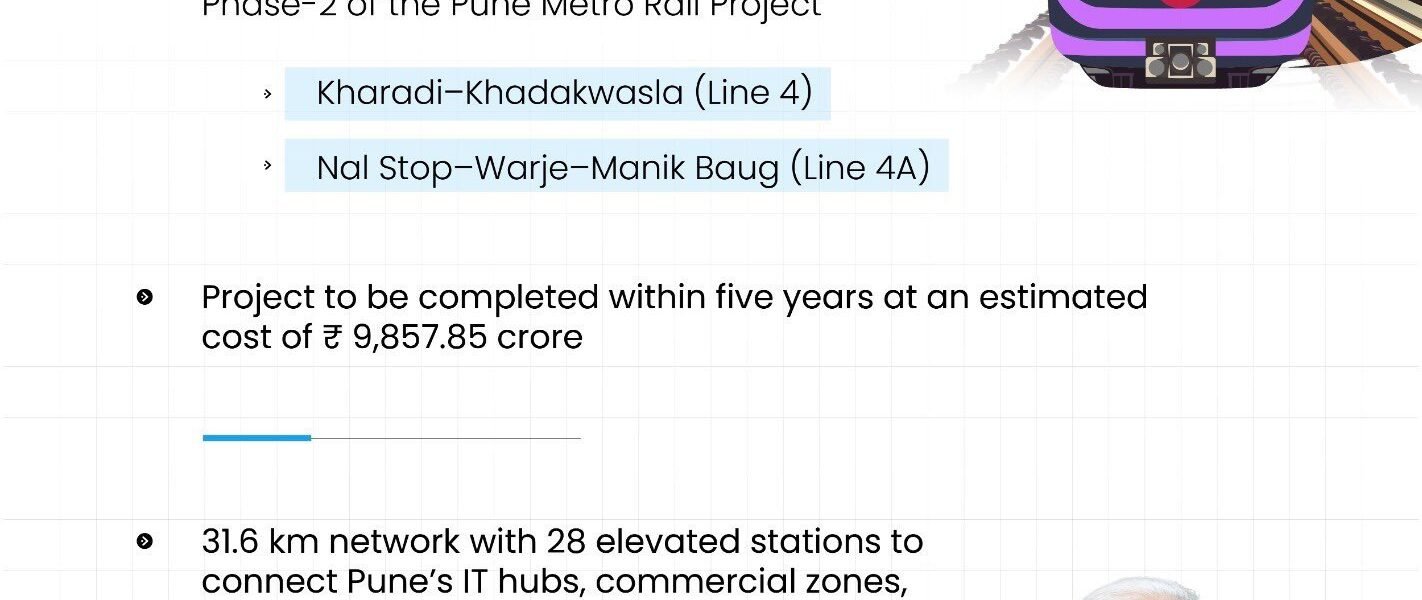 Cabinet approves Pune Metro Rail Project Phase-2