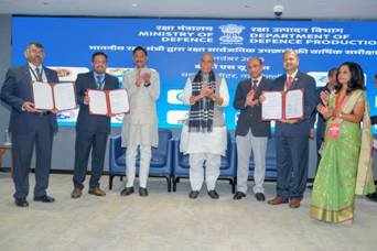 Defence Minister Rajnath Singh inaugurated the state-of-the-art DPSU Bhawan in New Delhi