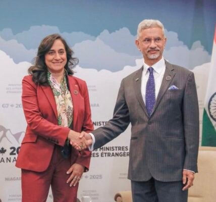 Dr S Jaishankar meets with the Foreign Ministers of Canada, Mexico and France