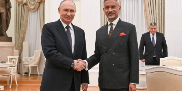 EAM Subrahmanyam Jaishankar meets Russian President Vladimir Putin in Moscow
