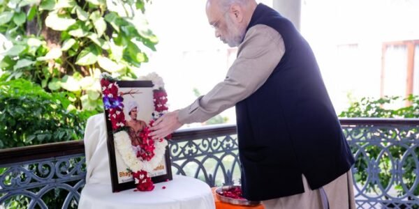 Home Minister Amit Shah pays tribute to Bhagwan Birsa Munda on his 150th birth anniversary