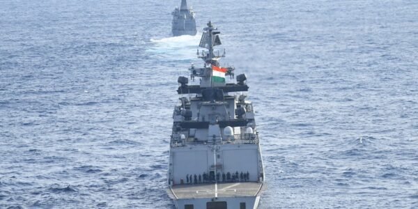 INS Sahyadri conducts exercises with the Philippines Navy ahead of deployment to Manila Port, Philippines