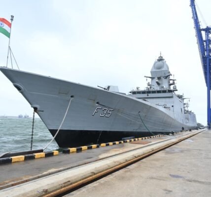 INS Vikrant and INS Udayagiri participated in the International Fleet Review 2025 hosted by the Sri Lanka Navy in Colombo