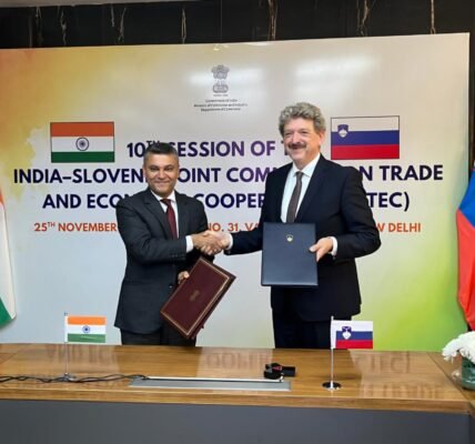 India-Slovenia Joint Trade Committee reviews bilateral trade partnership