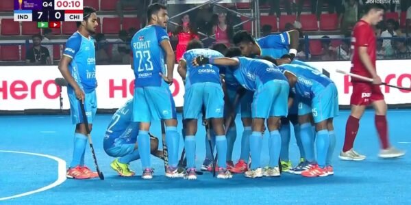 India beat Chile 7-0 in their opening match of the Men's Junior Hockey World Cup 2025