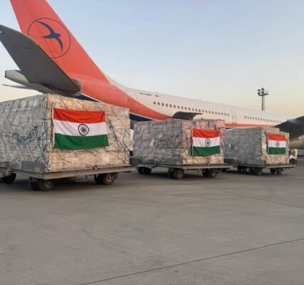 India sends 73 tonnes of life-saving medicines, vaccines and essential supplements to Afghanistan