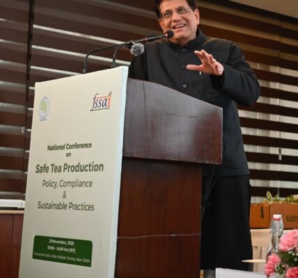 India should develop new internationally competitive tea varieties - Piyush Goyal