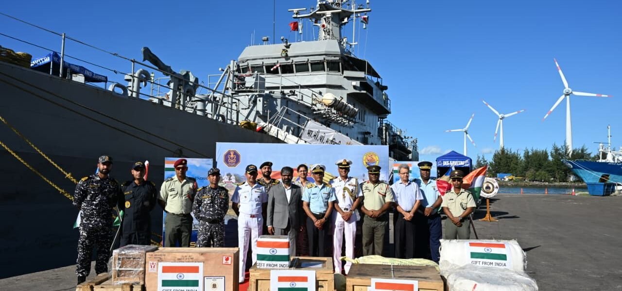 Indian Navy Offshore Patrol Vessel (OPV) INS Savitri arrived at Port Victoria, Seychelles as part of its operational deployment to the Indian Ocean Region.