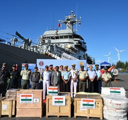Indian Navy Offshore Patrol Vessel (OPV) INS Savitri arrived at Port Victoria, Seychelles as part of its operational deployment to the Indian Ocean Region.