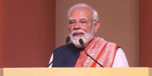 PM Modi addresses the 550th anniversary celebrations of the Sri Sansthan Gokarna Partagali Jivottam Math in Goa
