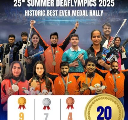 PM Modi congratulates Indian Deaflympians for their exceptional performance at the 25th Summer Deaflympics 2025 in Tokyo