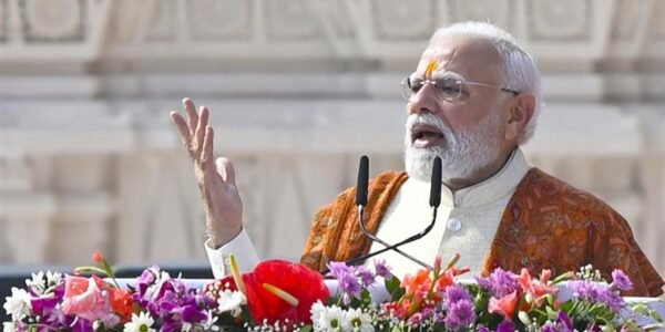 PM Narendra Modi addressed the flag hoisting ceremony of Shri Ram Janmabhoomi Temple in Ayodhya.
