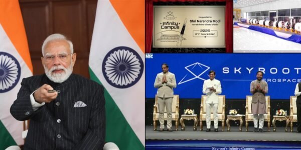 PM Narendra Modi inaugurated the Skyroot Infinity Campus in Hyderabad via video conferencing.