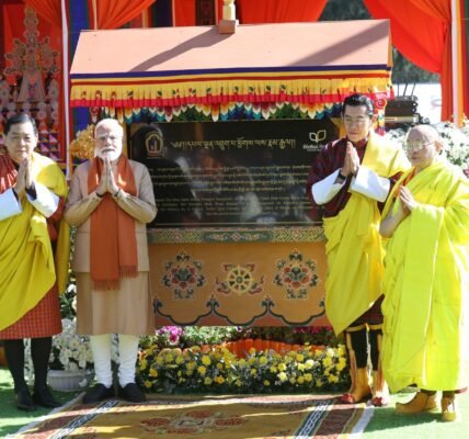 PM Narendra Modi inaugurates Kalachakra ritual in Thimphu with King of Bhutan