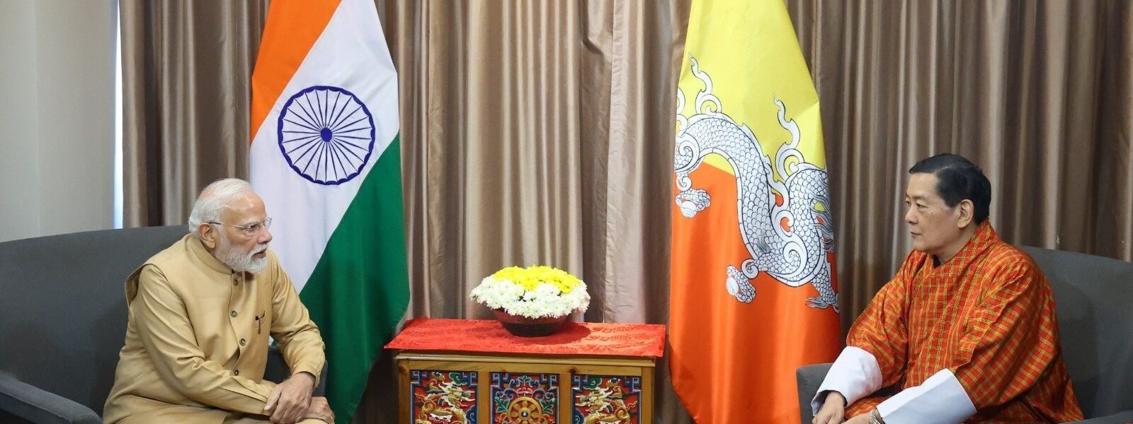 PM Narendra Modi met the Fourth King of Bhutan, Jigme Singye Wangchuck, in Thimphu today.