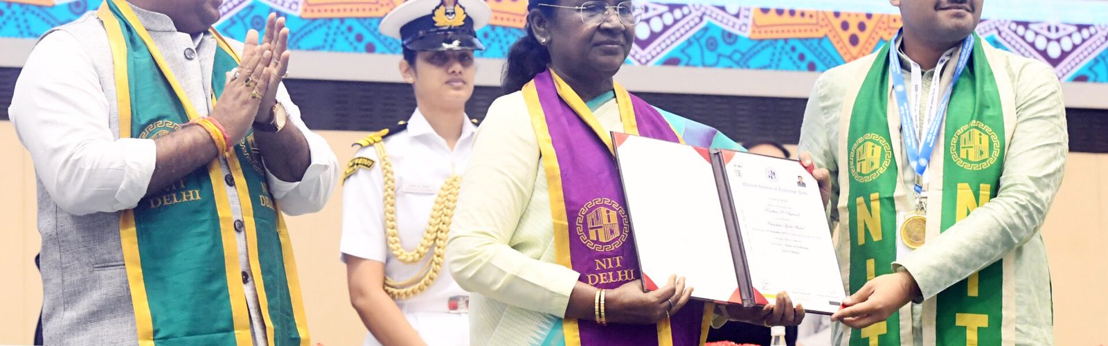President Draupadi Murmu addressed the convocation ceremony of NIT Delhi