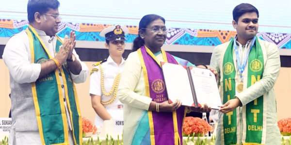 President Draupadi Murmu addressed the convocation ceremony of NIT Delhi