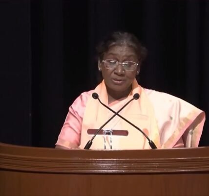 President Draupadi Murmu addressed the convocation ceremony of Patanjali University