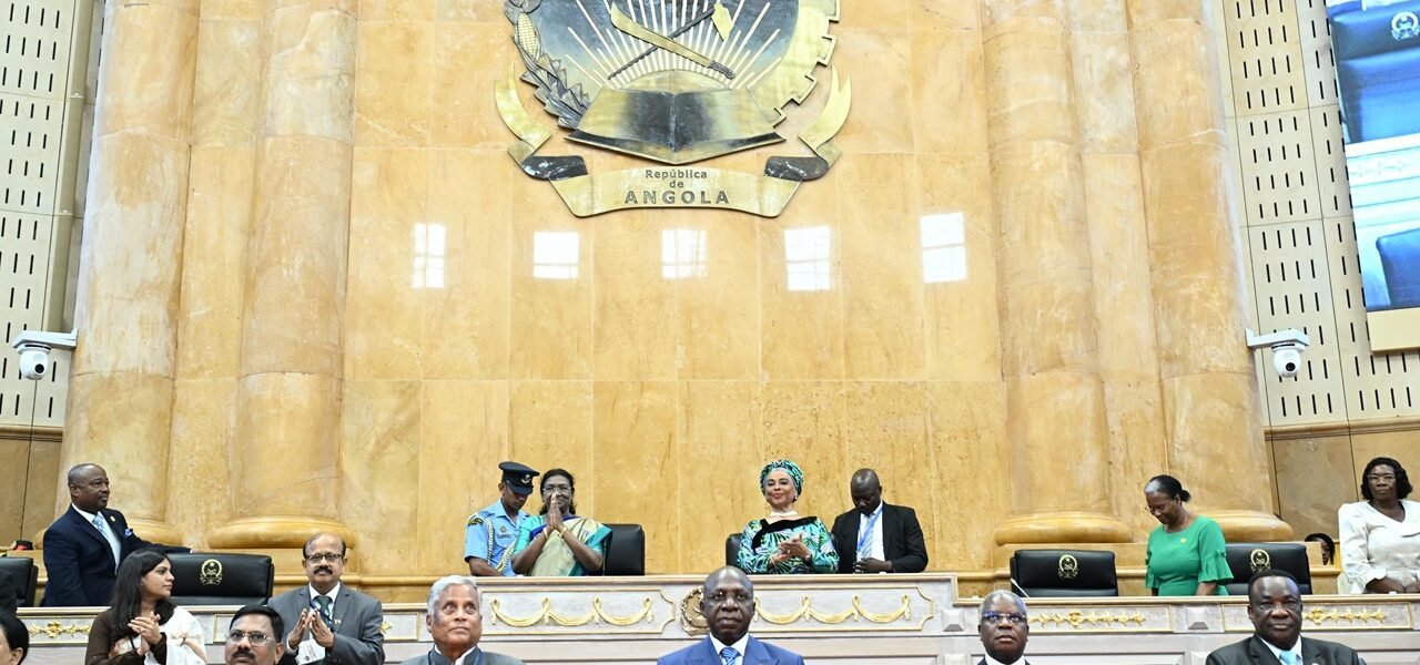 President Draupadi Murmu addresses the National Assembly of Angola