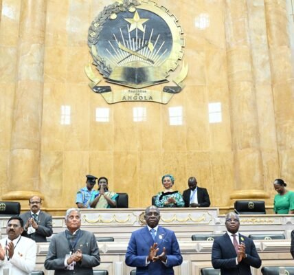 President Draupadi Murmu addresses the National Assembly of Angola