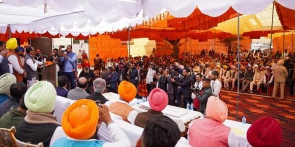 Union Agriculture Minister Shivraj Singh Chouhan on a day visit to Punjab, interacted with farmers, villagers and stakeholders in Ransingh Kalan village of Moga