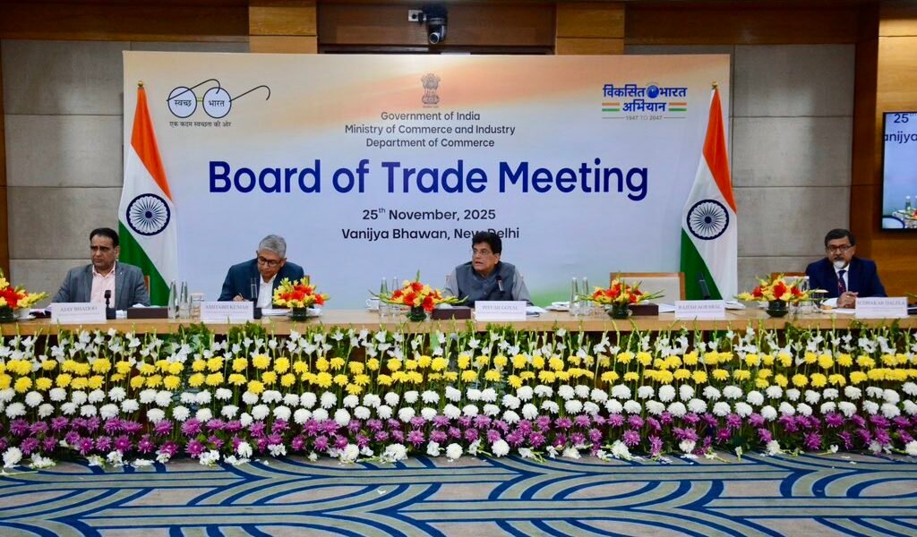 Union Commerce and Industry Minister Piyush Goyal calls for strong Centre-State partnership to boost India export growth at the 4th meeting of the Board of Trade
