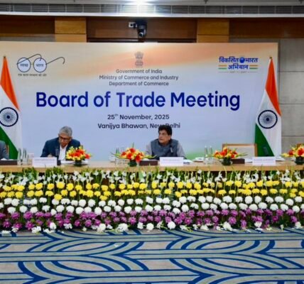 Union Commerce and Industry Minister Piyush Goyal calls for strong Centre-State partnership to boost India export growth at the 4th meeting of the Board of Trade