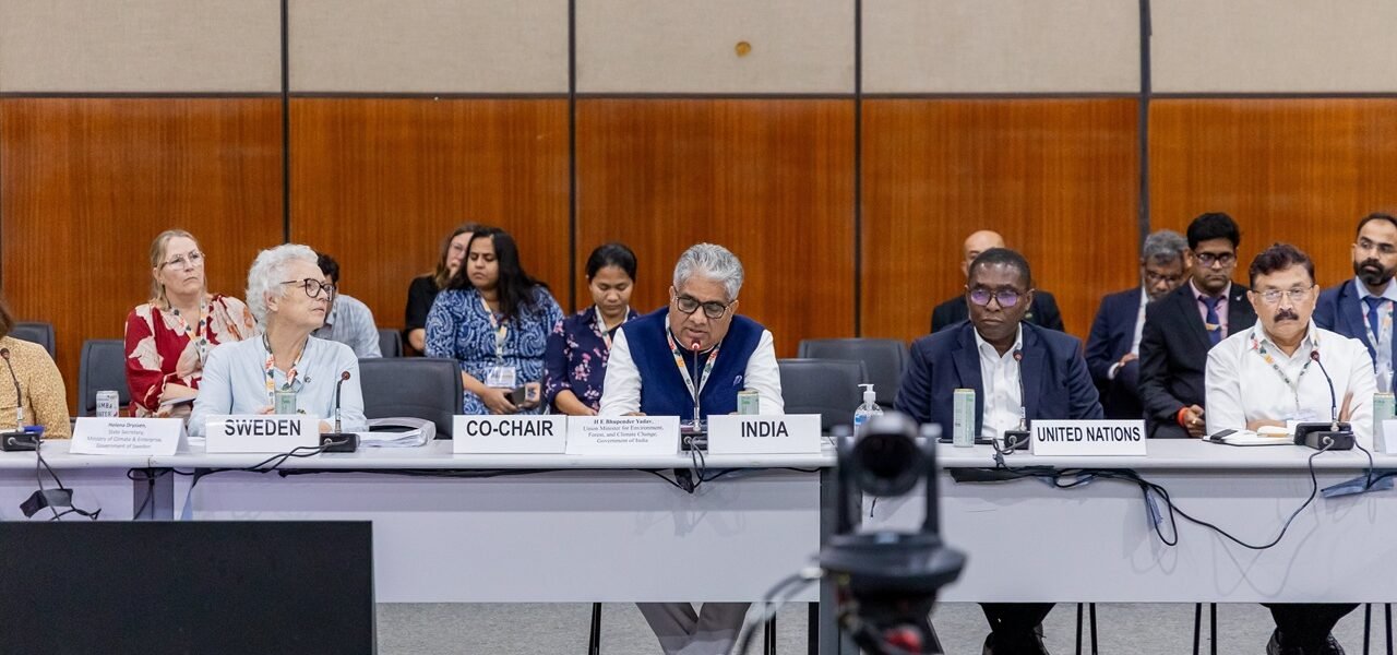 Union Environment Minister Bhupender Yadav addresses LeadIT Industry Leaders Roundtable at COP30