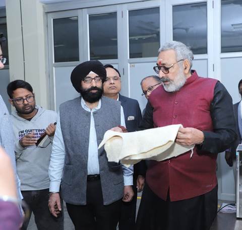 Union Minister Giriraj Singh inspects Milkweed cultivation and dedicates India first Manikin Flame Test System to the nation and industry