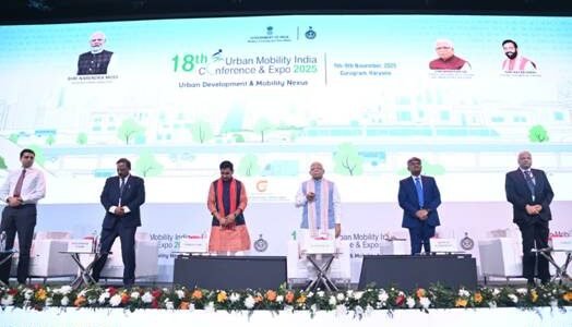 Union Minister Manohar Lal inaugurated the 18th Urban Mobility India Conference and Exhibition 2025 in Gurugram today.